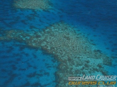 Rafa koralowa z helikoptera